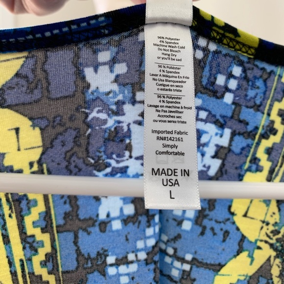 NWT LuLaRoe Classic T - size L - Picture 3 of 3